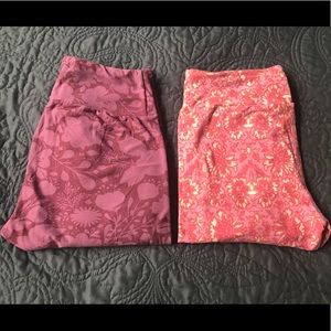 LuLaRoe OS Floral Leggings